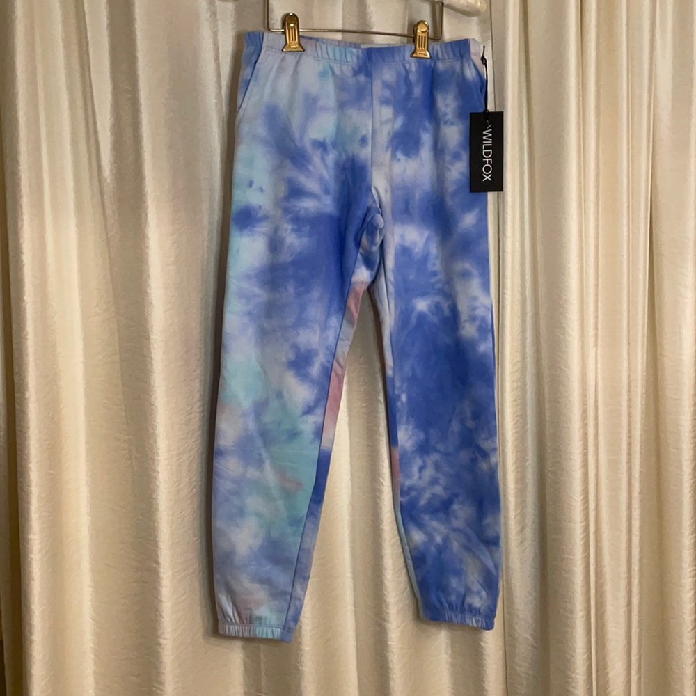 NWT Wildfox Tie-Dye Jogger Sweatpants. - Picture 1 of 4